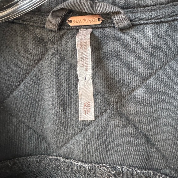 Free People Cotton Shrunken Moto Jacket - Picture 7 of 8